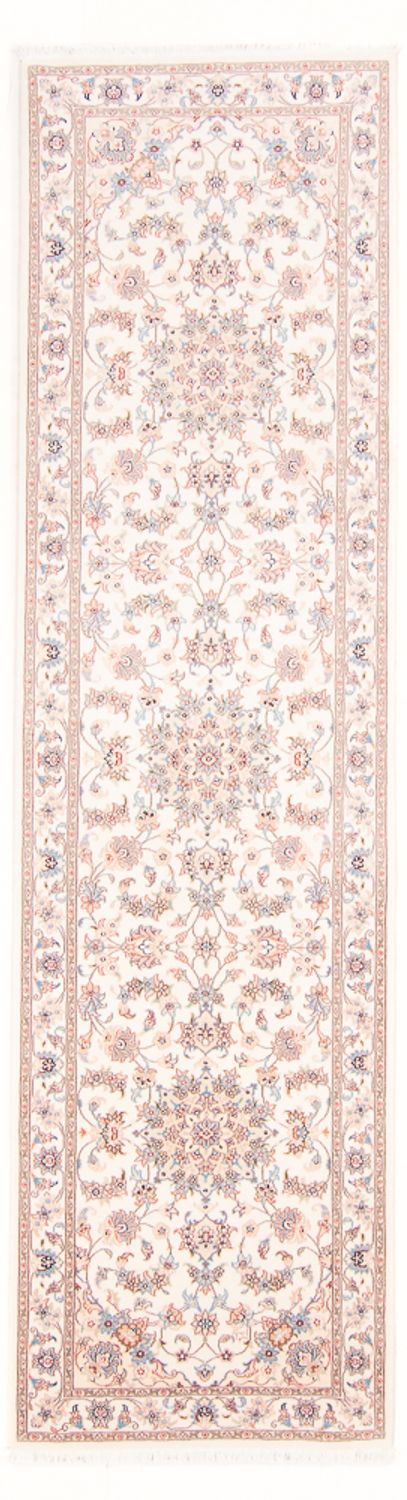 Täbriz - 50 Raj Teppich 80x296cm - Perserteppich - creme