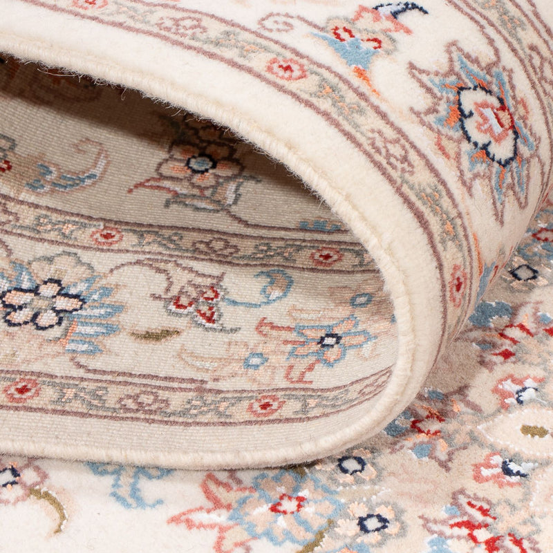 Täbriz - 50 Raj Teppich 80x296cm - Perserteppich - creme