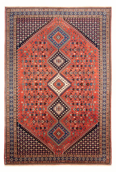 Qaraja Teppich 202x304cm - Perserteppich - rot
