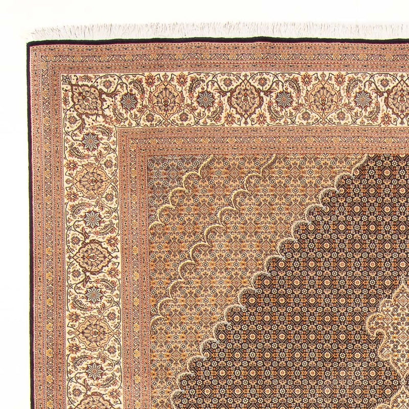Täbriz - 50 Raj Teppich 200x297cm - Perserteppich - dunkelblau