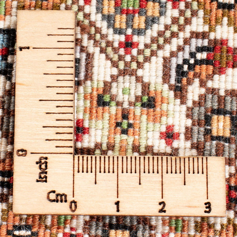 Täbriz - 50 Raj Teppich 80x400cm - Perserteppich - beige