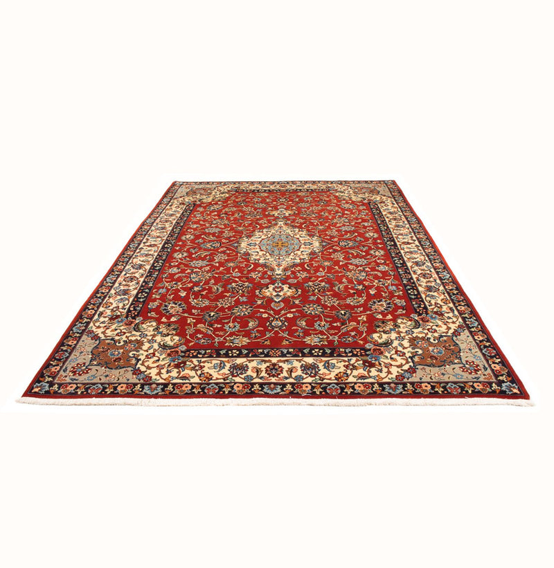 Maschad Teppich 208x315cm - Perserteppich - rot
