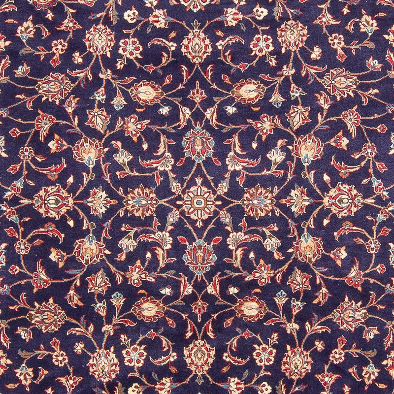 Keshan Teppich 200x295cm - Perserteppich - dunkelblau