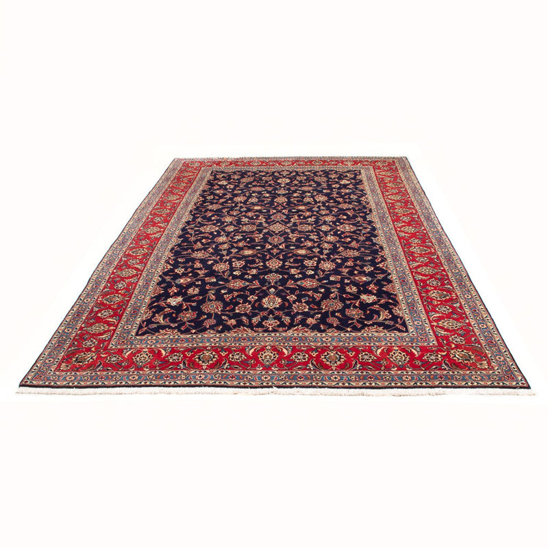 Keshan Teppich 200x295cm - Perserteppich - dunkelblau