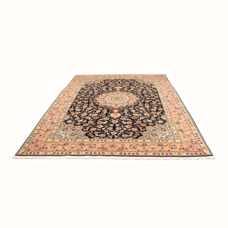 Täbriz - 50 Raj Teppich 207x293cm - Perserteppich - dunkelblau