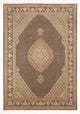 Täbriz - 50 Raj Teppich 199x296cm - Perserteppich - dunkelblau