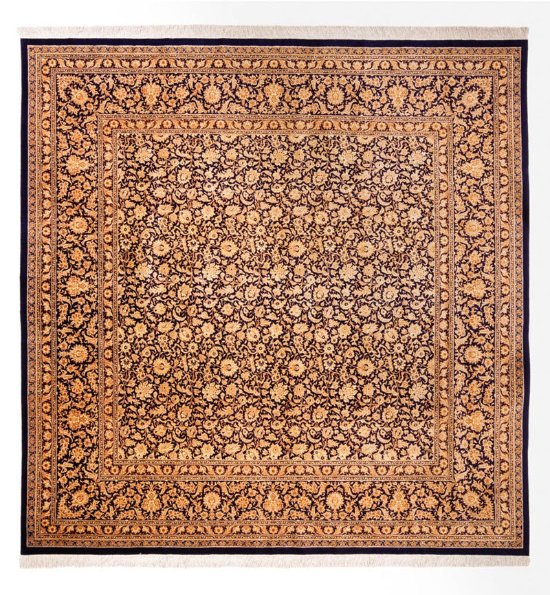 Ghom - Seide Teppich 243x247cm - Perserteppich - dunkelbeige