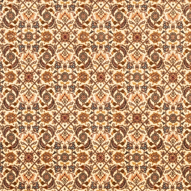 Täbriz - 50 Raj Teppich 204x206cm - Perserteppich - dunkelbeige