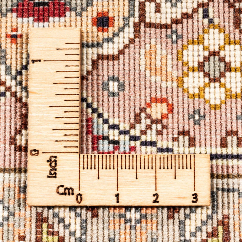 Täbriz - 50 Raj Teppich 204x206cm - Perserteppich - dunkelbeige