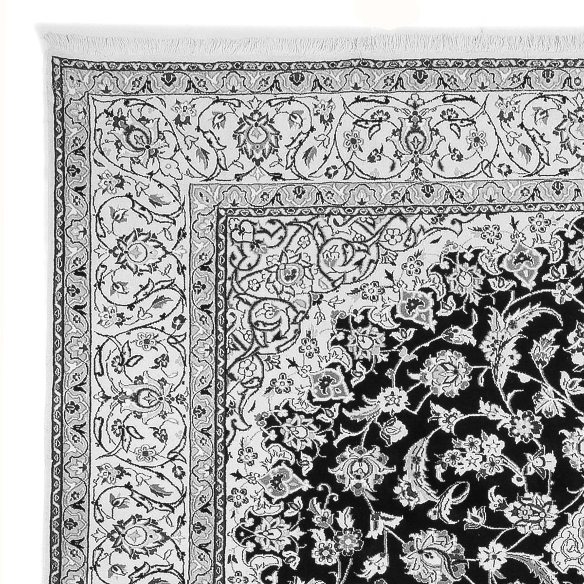 Nain Teppich 200x304cm - Perserteppich - dunkelblau