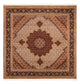 Täbriz - 50 Raj Teppich 250x256cm - Perserteppich - bordeauxrot