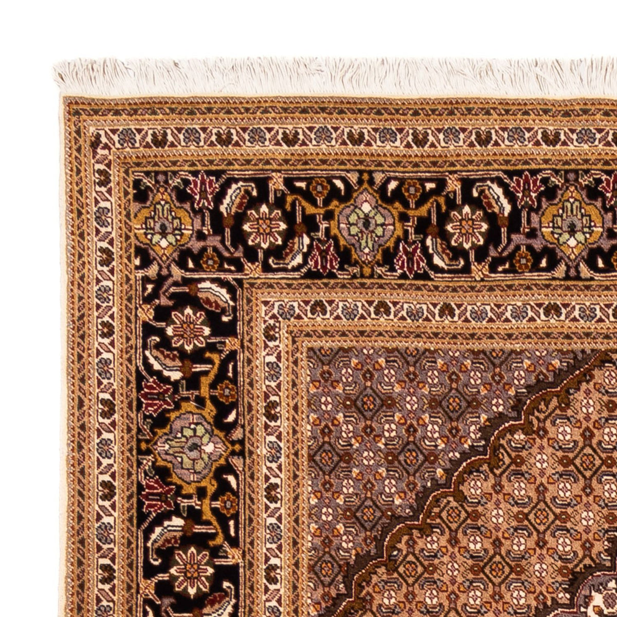 Täbriz - 50 Raj Teppich 250x256cm - Perserteppich - bordeauxrot