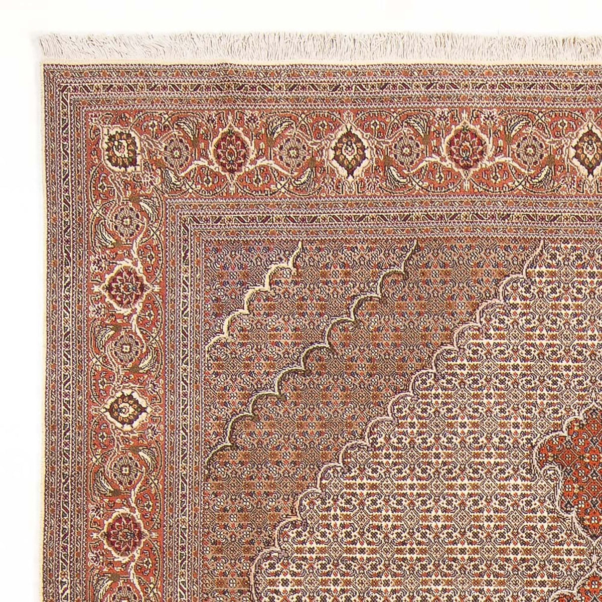 Täbriz - 50 Raj Teppich 195x304cm - Perserteppich - dunkelbeige