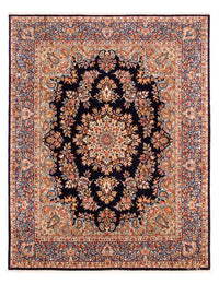 Kerman Teppich 194x248cm - Perserteppich - dunkelblau – product image