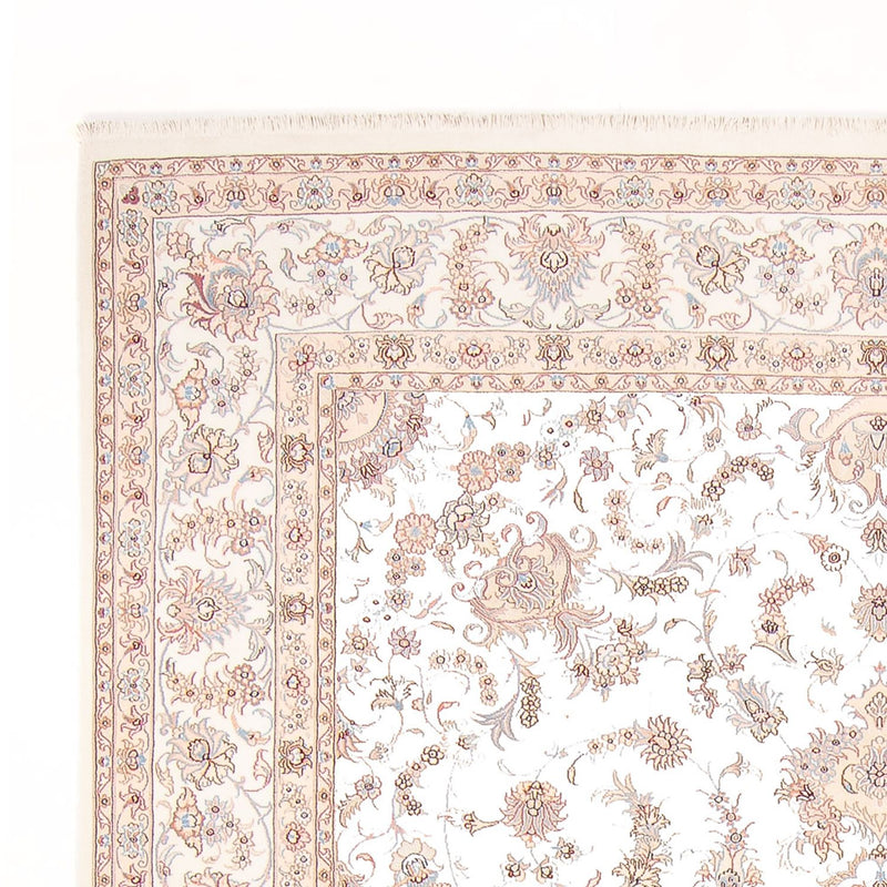 Täbriz - 50 Raj Teppich 253x344cm - Perserteppich - creme