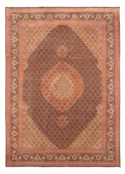 Täbriz - 50 Raj Teppich 204x300cm - Perserteppich - orange