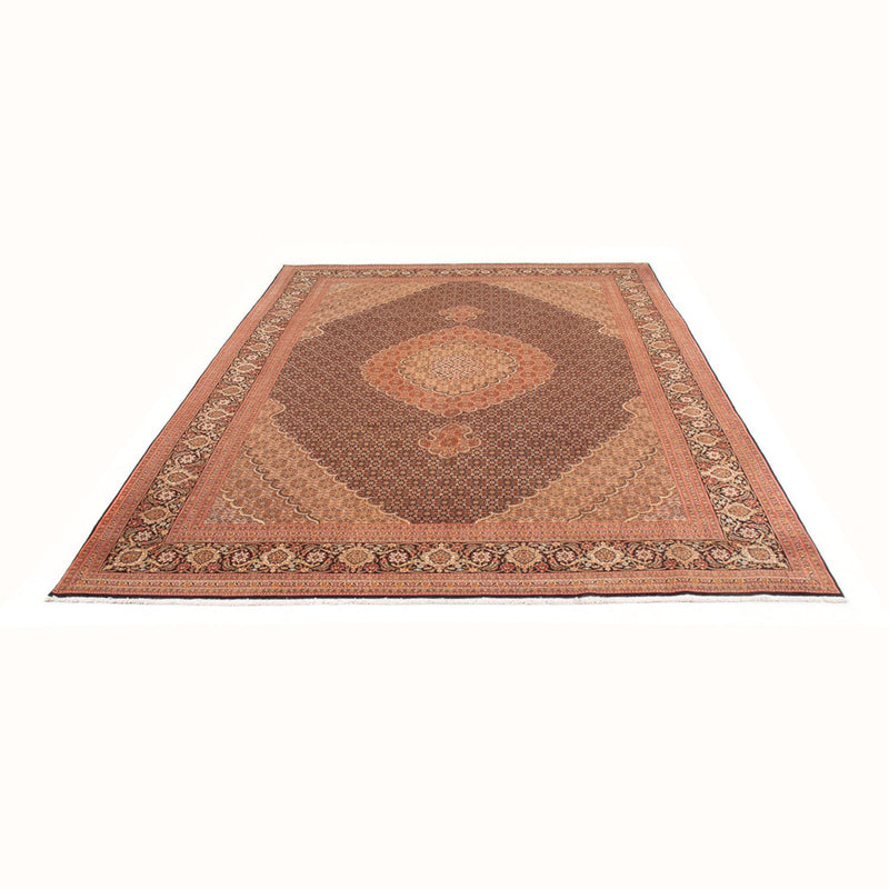 Täbriz - 50 Raj Teppich 204x300cm - Perserteppich - orange