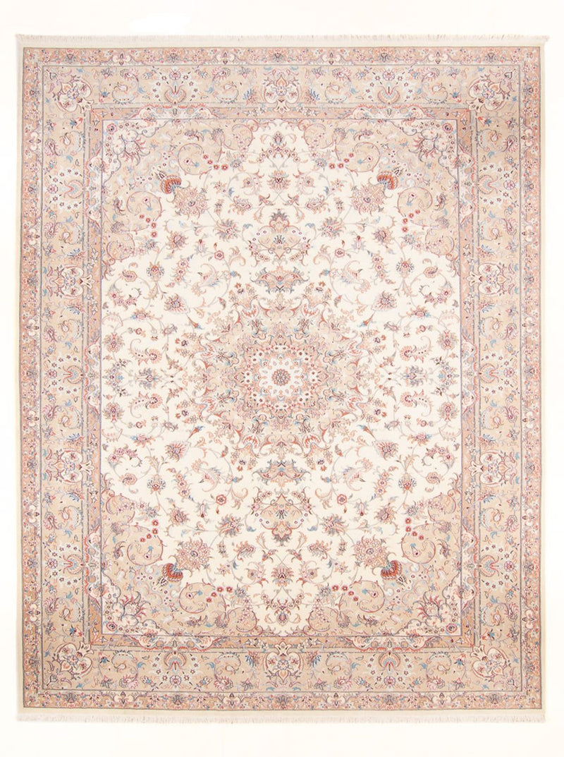 Täbriz - 50 Raj Teppich 247x343cm - Perserteppich - creme