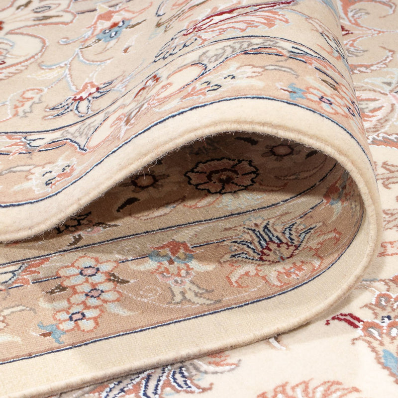 Täbriz - 50 Raj Teppich 247x343cm - Perserteppich - creme