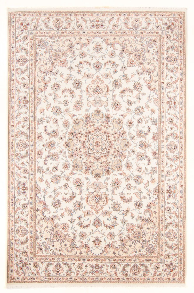 Täbriz - 50 Raj Teppich 202x304cm - Perserteppich - creme