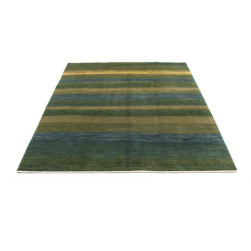 Gabbeh Persisch Teppich 150x208cm - Perserteppich Wollteppich - hellgrün
