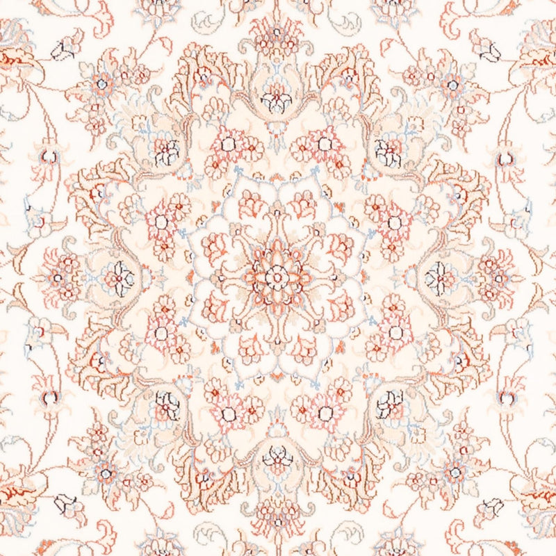 Täbriz Teppich 147x200cm - Perserteppich - creme