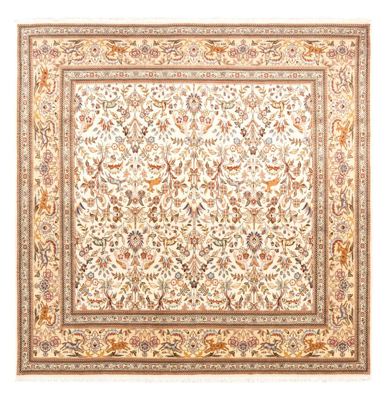 Tabatabai Teppich 205x205cm - Perserteppich - creme