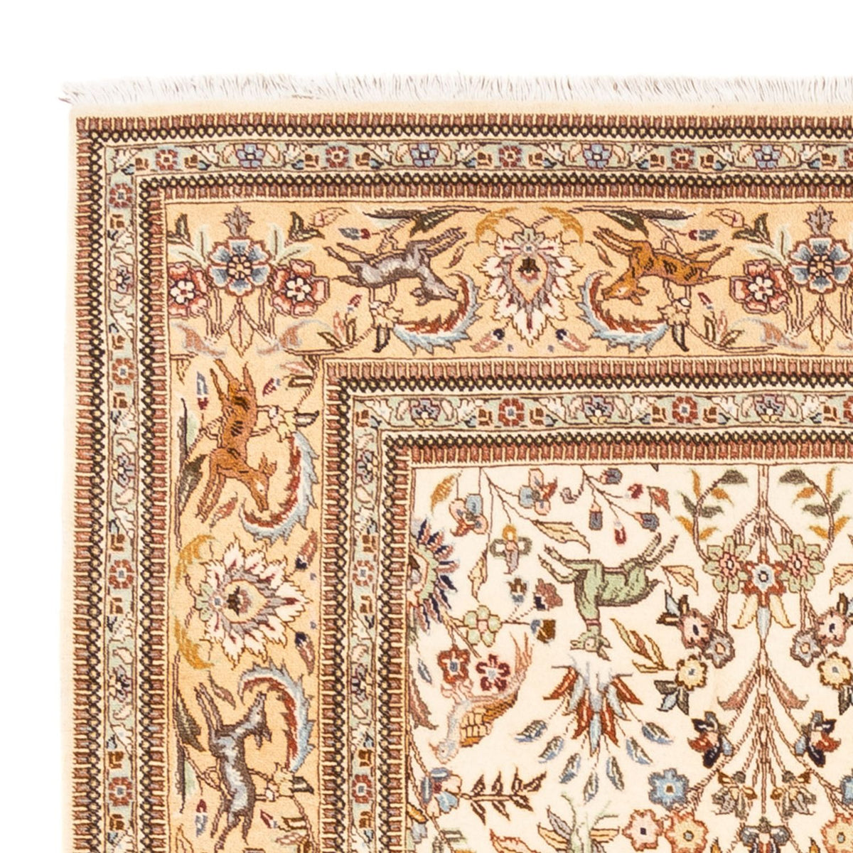 Tabatabai Teppich 205x205cm - Perserteppich - creme