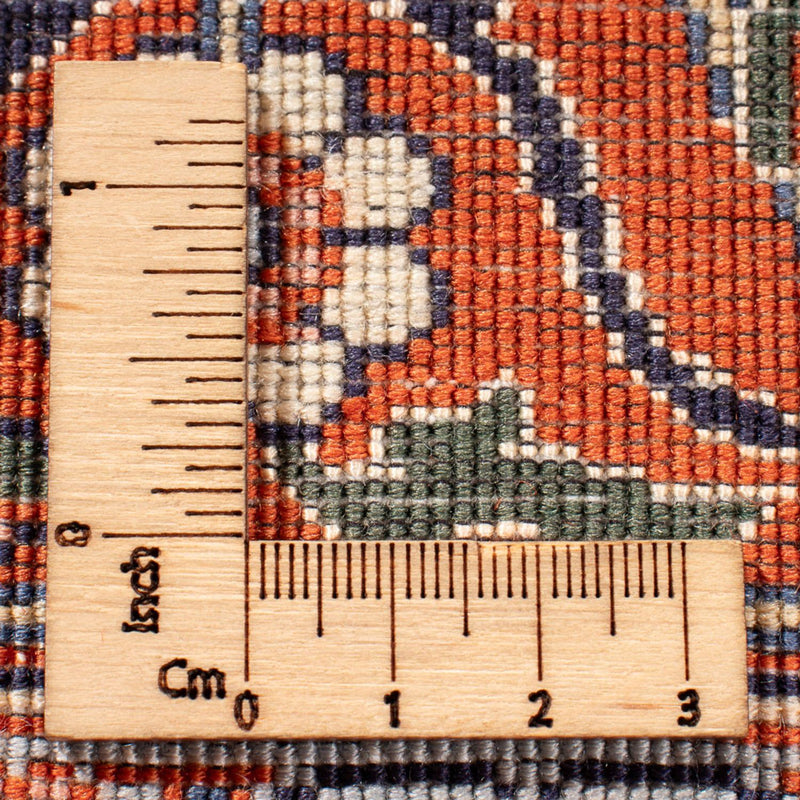 Täbriz - 50 Raj Teppich 200x290cm - Perserteppich - dunkelblau