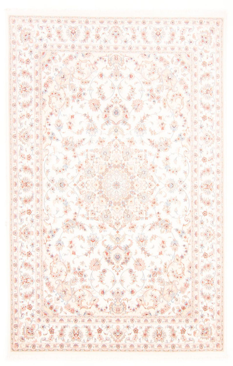 Täbriz - 50 Raj Teppich 169x240cm - Perserteppich - creme