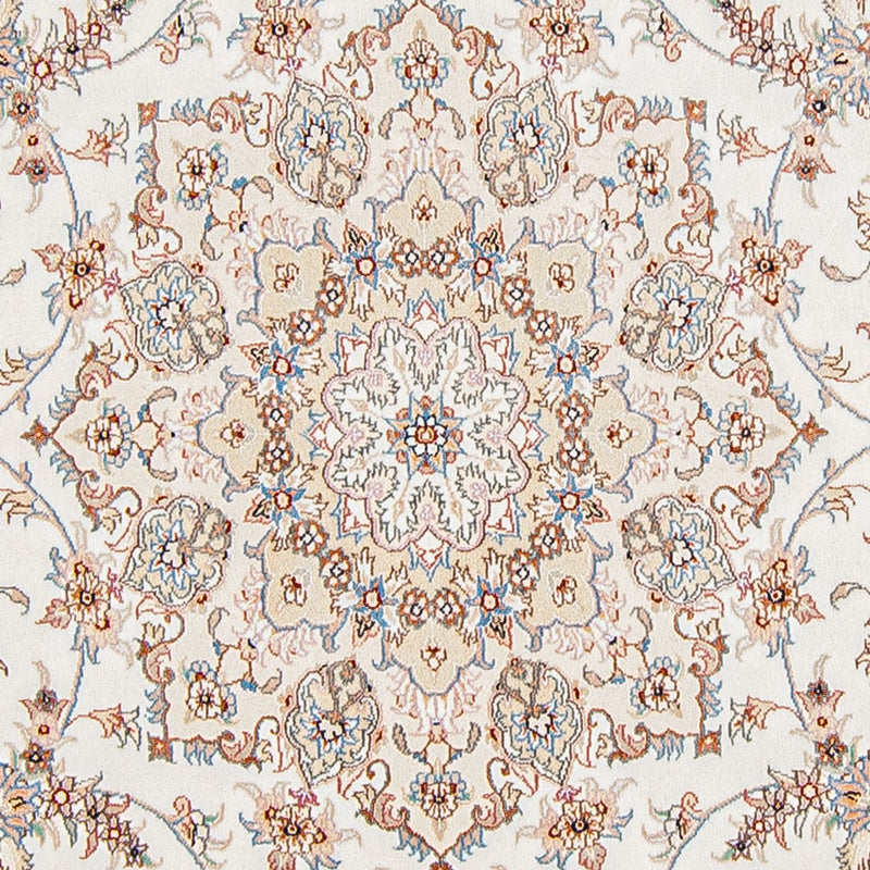 Täbriz - 50 Raj Teppich 169x240cm - Perserteppich - creme
