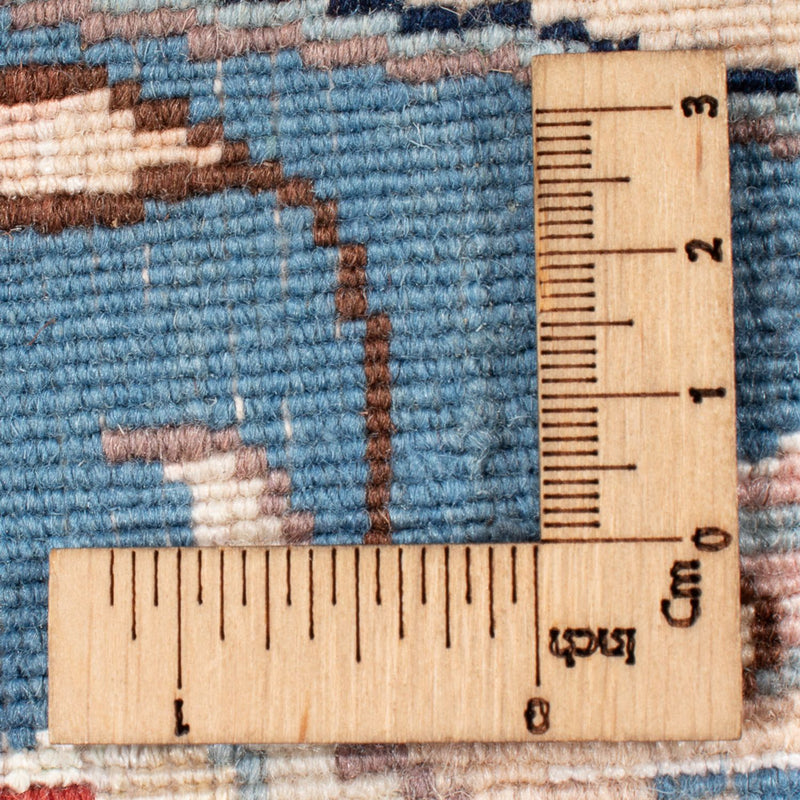 Täbriz - 50 Raj Teppich 200x200cm - Perserteppich - blau