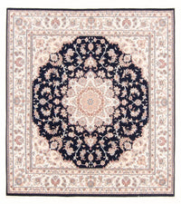 Täbriz - 50 Raj Teppich 198x220cm - Perserteppich - dunkelblau – product image
