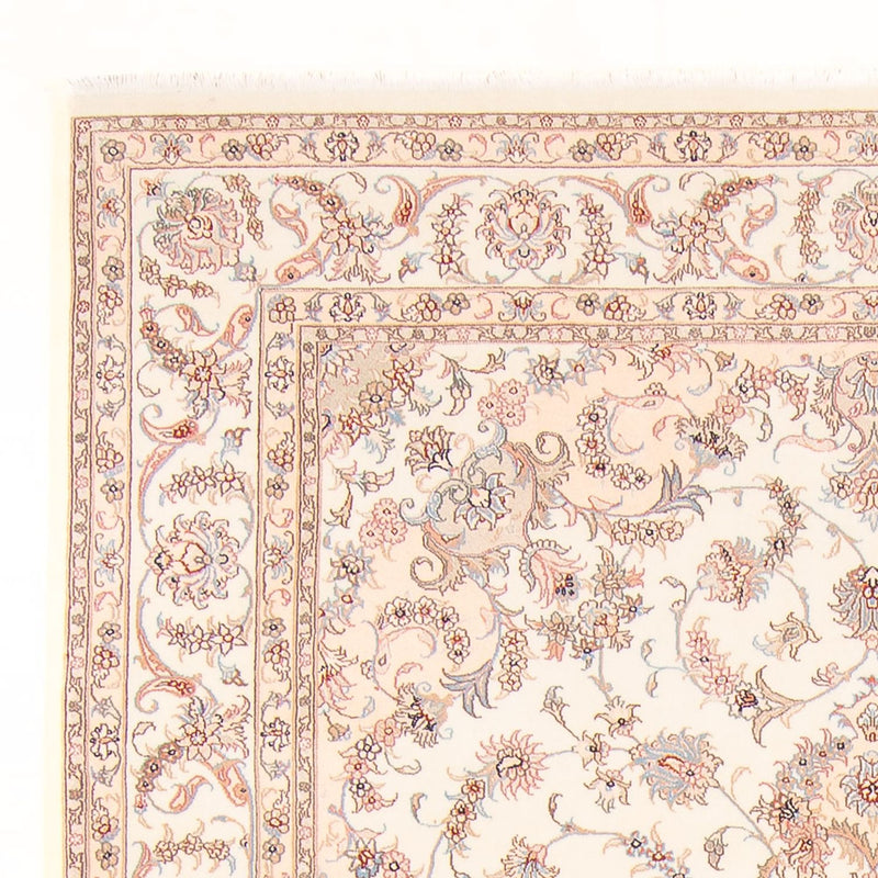 Täbriz - 50 Raj Teppich 201x298cm - Perserteppich - creme