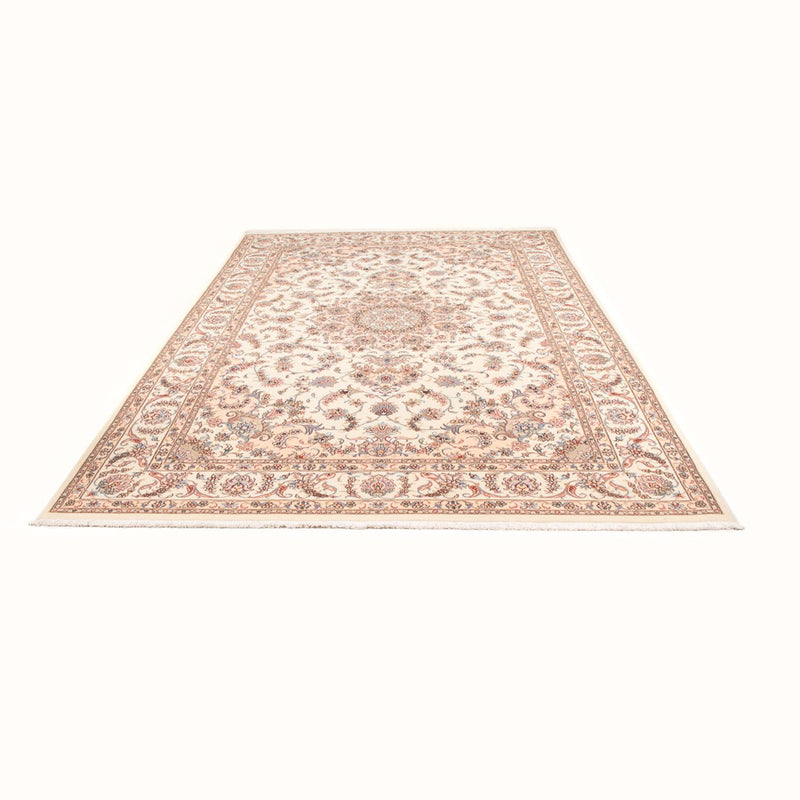 Täbriz - 50 Raj Teppich 201x298cm - Perserteppich - creme
