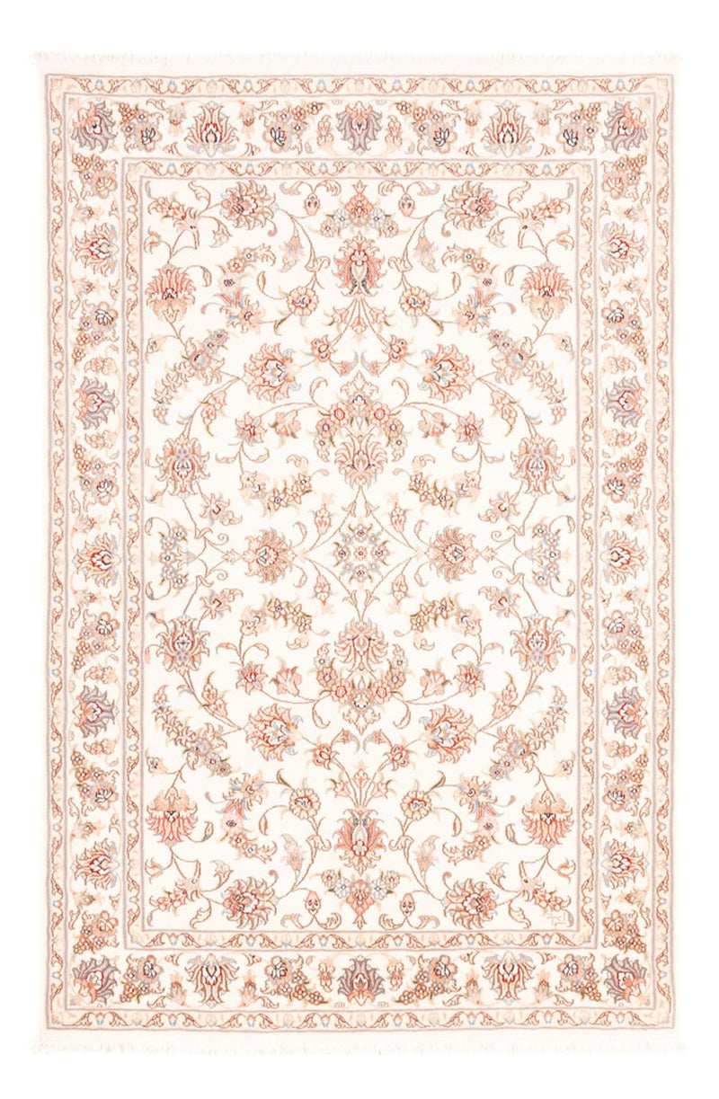Täbriz Teppich 117x176cm - Perserteppich - creme