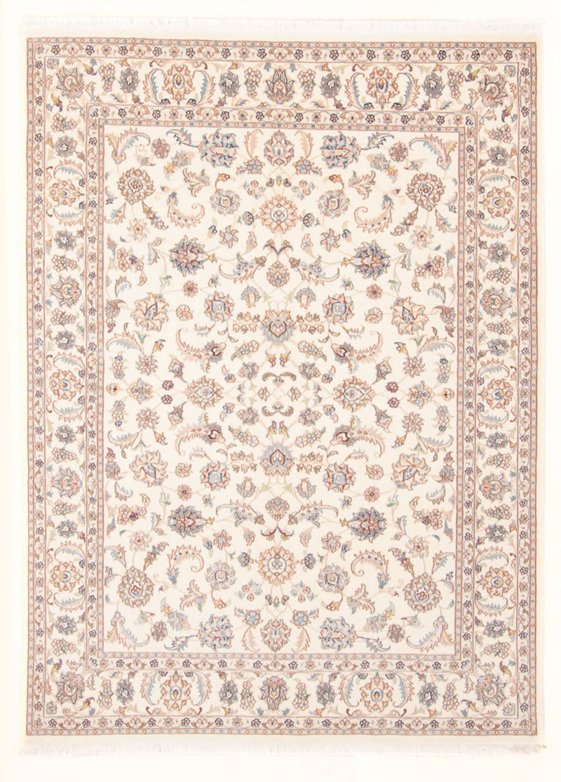 Täbriz - 50 Raj Teppich 150x200cm - Perserteppich - creme