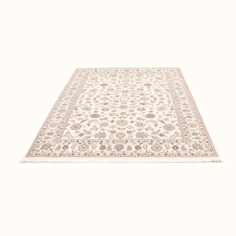 Täbriz - 50 Raj Teppich 150x200cm - Perserteppich - creme