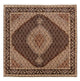 Täbriz - 50 Raj Teppich 198x203cm - Perserteppich - dunkelbeige