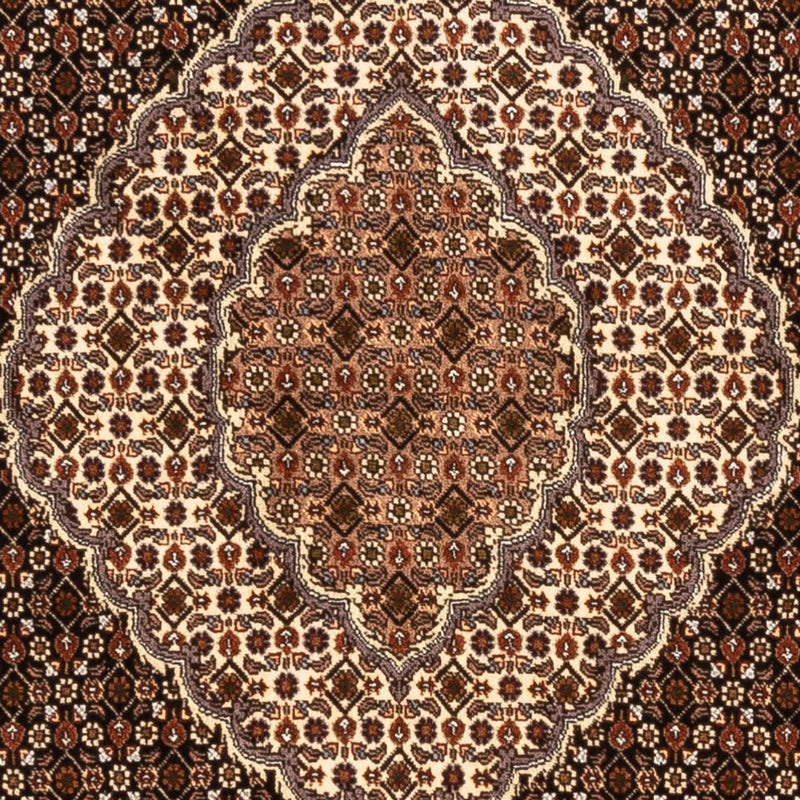 Täbriz - 50 Raj Teppich 198x203cm - Perserteppich - dunkelbeige