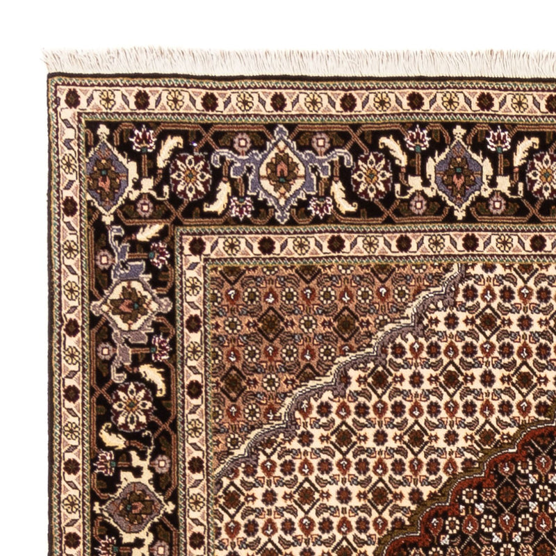 Täbriz - 50 Raj Teppich 198x203cm - Perserteppich - dunkelbeige