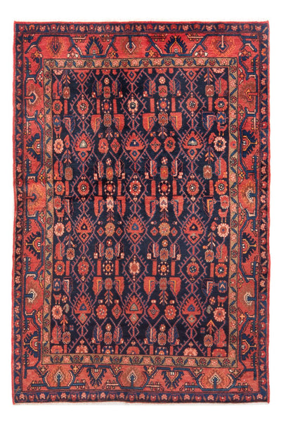 Yalameh Teppich 147x194cm - Perserteppich - dunkelblau