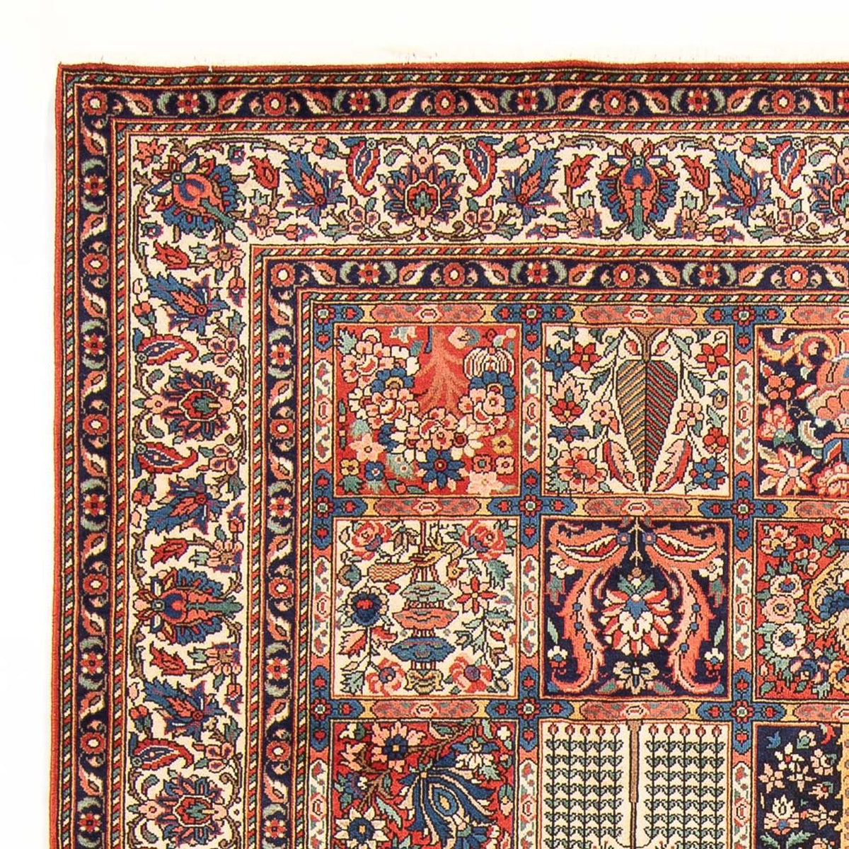 Bachtiar Teppich 210x300cm - Perserteppich - dunkelblau