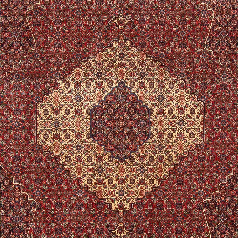 Täbriz - 50 Raj Teppich 202x290cm - Perserteppich - dunkelrot
