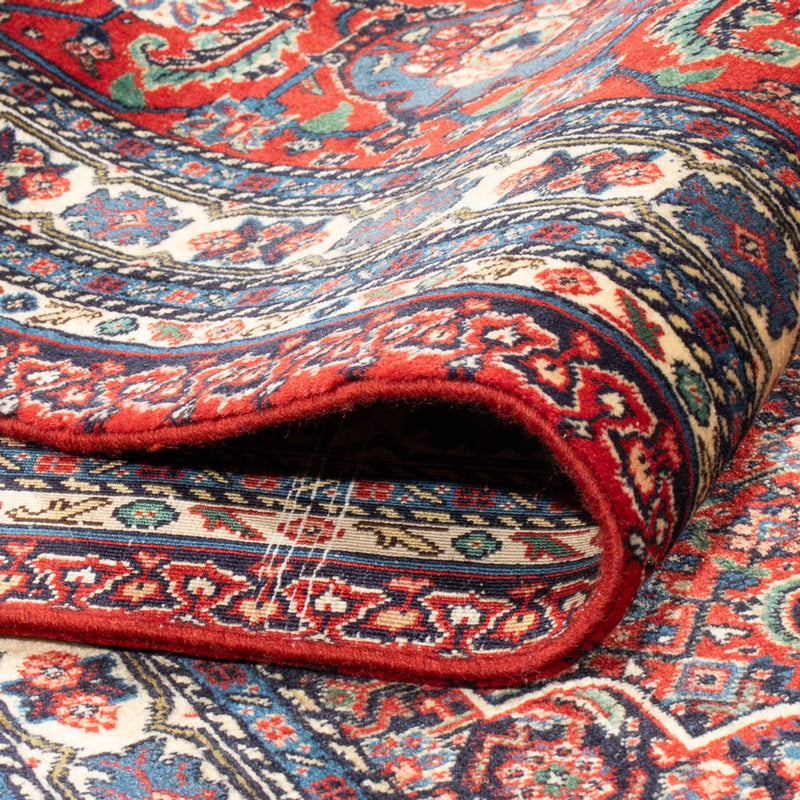 Täbriz - 50 Raj Teppich 202x290cm - Perserteppich - dunkelrot