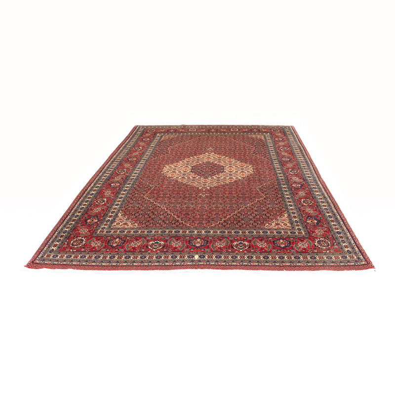 Täbriz - 50 Raj Teppich 202x290cm - Perserteppich - dunkelrot