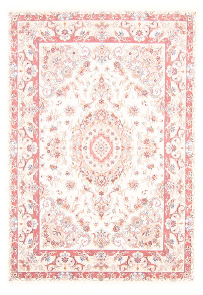 Täbriz - 50 Raj Teppich 167x238cm - Perserteppich - creme