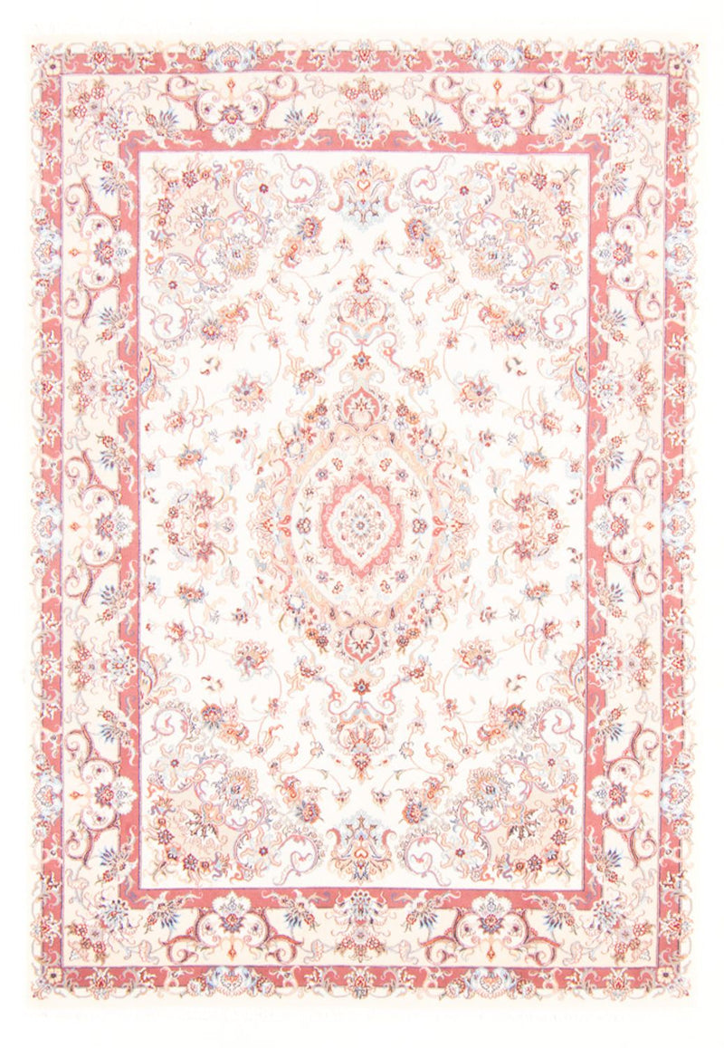 Täbriz - 50 Raj Teppich 167x238cm - Perserteppich - creme