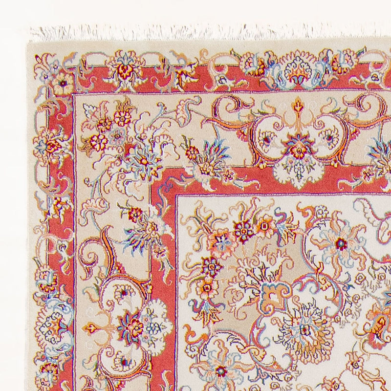 Täbriz - 50 Raj Teppich 167x238cm - Perserteppich - creme