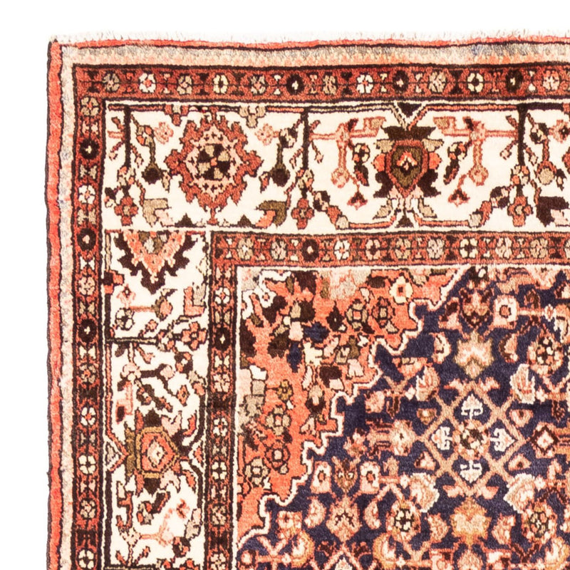 Hosseinabad Teppich 163x322cm - Perserteppich - dunkelblau